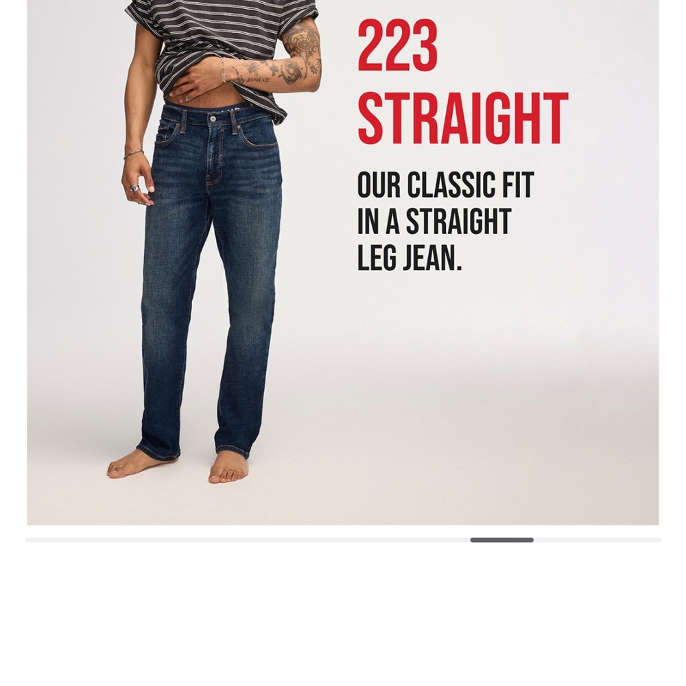 Lucky Brand Men's Straight Jeans - Deep Blue